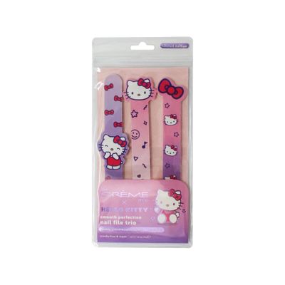 The Crme Shop X Hello Kitty Smooth Perfection Nail Files Nail Files for Natural Nails, Nail Tools (Set of 3)