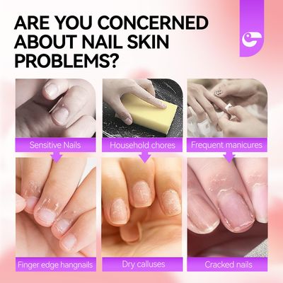 Gelike EC Cuticle Remover Cream Softener - Rose Fragrance Nail Care for Women - Intensive Hydration for Rough Cuticles - Cruelty-Free Moisturizing Formula