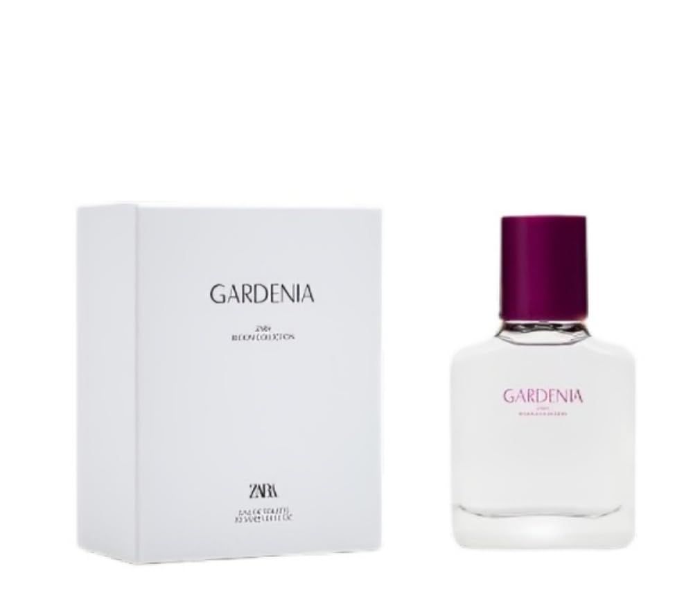 Zara Gardenia Perfume for Women Eau de Parfum 30ml (1.0 fl oz) Hypnotic White Flowers, Orange Blossom, Coffee, Peach &amp; Raspberry Silky &amp; Alluring Long-Lasting Fragrance