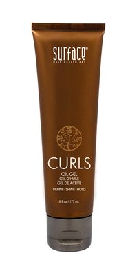 SURFACE Hair - Curls Oil Gel - Defines, Adds Shine, and Provides Frizz Free Style Longevity - 6 fl oz
