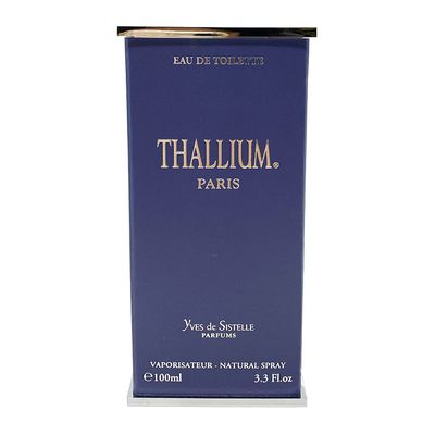 Thallium 3.4 Fl. oz. Eau De Toilette Spray Men by Yves De Sistelle