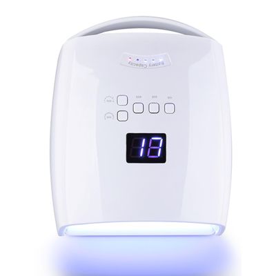 48W Rechargeable UV LED Nail Lamp Faster Wireless Nail Dryer Gel Polish UV Nail Light with 4 Timer Settings, Professional Quick Dry Curing Lamp with Display Auto Sensor for Salon &amp; Home