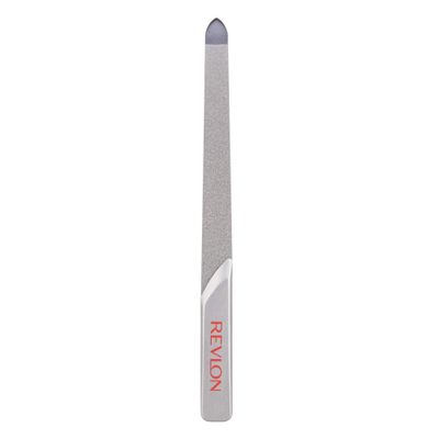 Revlon Nail File, Salon Professional Nail Care Tool for Acrylic &amp; Natural Nails, Easy Grip, Corrosion Resistant Saphire Coated Nail Filer (Pack of 1)