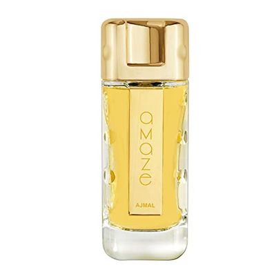 Ajmal Amaze Eau De Perfume Long Lasting Woody Scent Spray 75 ML Gift for Women - Made in Dubai