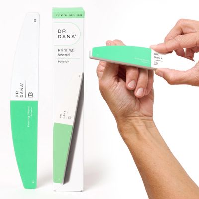 Dr. Dana Nail Buffer for Natural Nails - Professional Three Grit Buffing Block for Healthy Beautiful Nails - At-Home Pedicure and Manicure Tools - Smoothing, Polishing and Shining