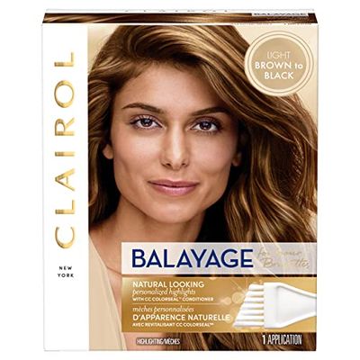 Clairol Nicen Easy Balayage Permanent Hair Dye, Brunettes Hair Color, Pack of 1