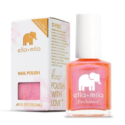 ellamila Professional Nail Polish - Quick Dry Nail Polish - Long-Lasting &amp; Chip Resistant Formula (Enchanted Collection - Aurora Lights - 0.45 fl oz)