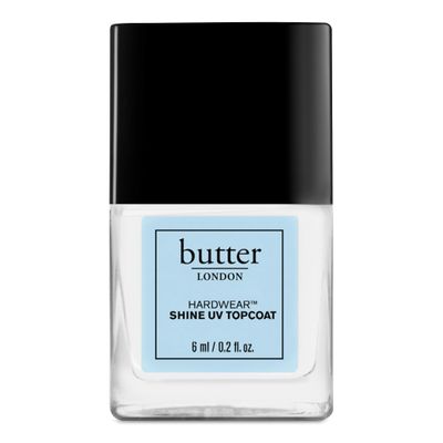 butter London Hardwear Shine UV Top Coat Nail Polish - Prevent Chipping &amp; Smudging with UV Protection for Long-Lasting Color - Quick-Drying, Ultra-Glossy &amp; High-Performance Topcoat with Sheer Coverage