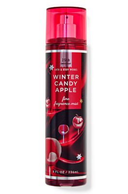 Bath and Body Spray Winter Candy Apple Long Lasting Fine Fragrance Mist | 8 fl oz / 236 ml | BBW