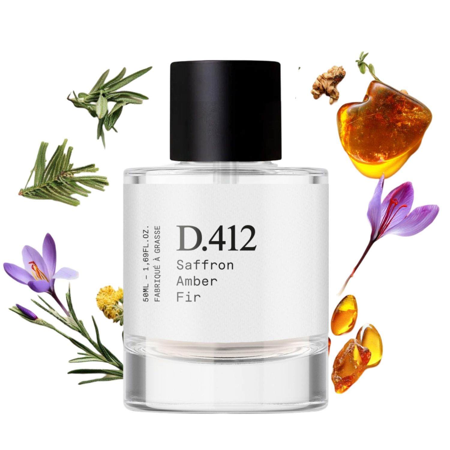 Dupe. Paris - D.412-1.7Oz (50ml) - Eau de Parfum - Inspired by B.accarat R.ouge - Long-lasting Fragrance - Unisex