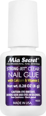 Mia Secret Strong-Jet Clear Nail Glue Brush-On Glue 8g (340)