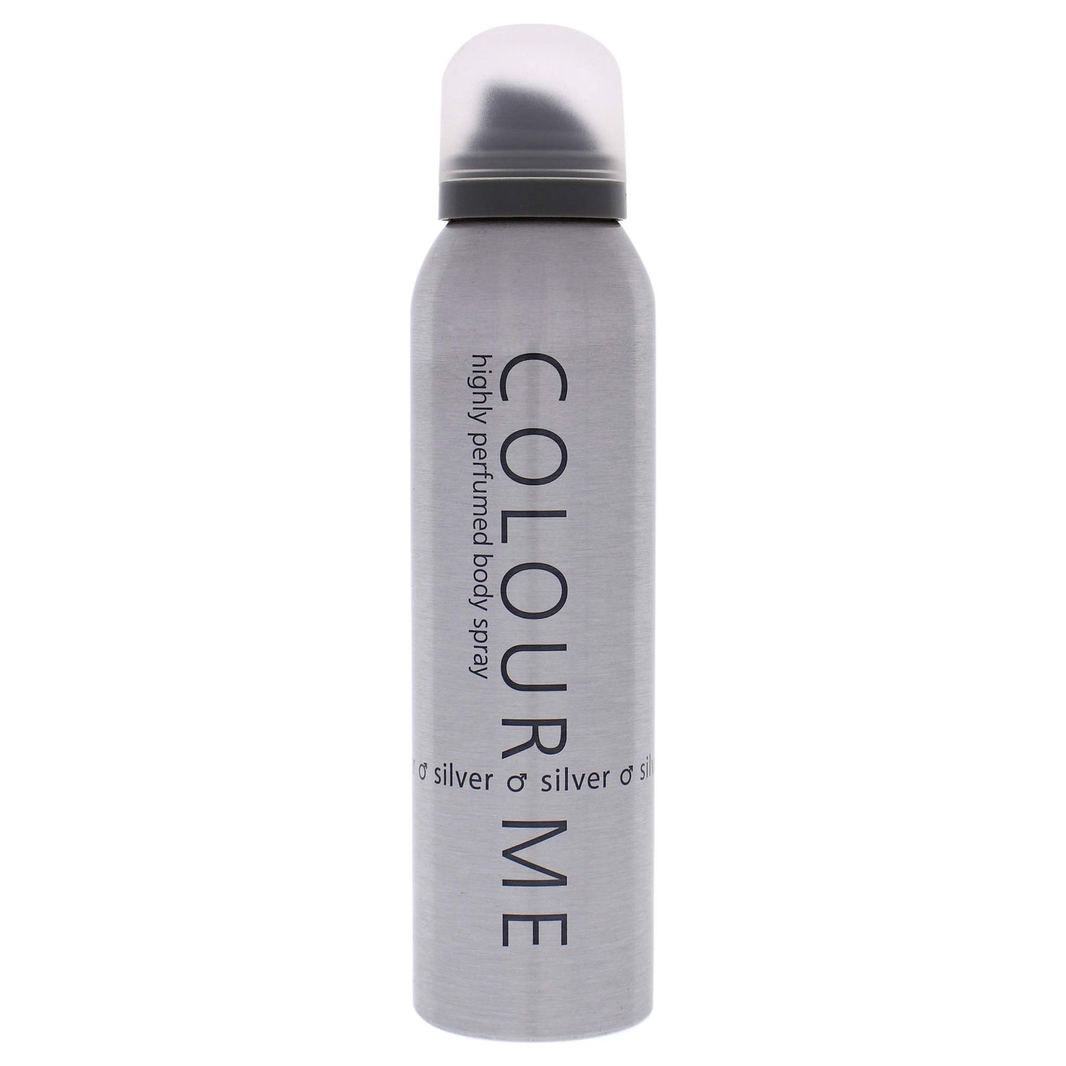 COLOUR ME Silver 150ml Body Spray Perfume for Men. Luxury Fragrance - Mens Aftershave, Long Lasting Fragrance for Men by Milton-Lloyd