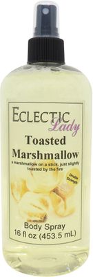 Eclectic Lady Toasted Marshmallow Body Spray, Double Strength, 16 ounces, Body Mist for Women with Clean, Light &amp; Gentle Fragrance, Cologne with Soft, Subtle Aroma For Daily Use