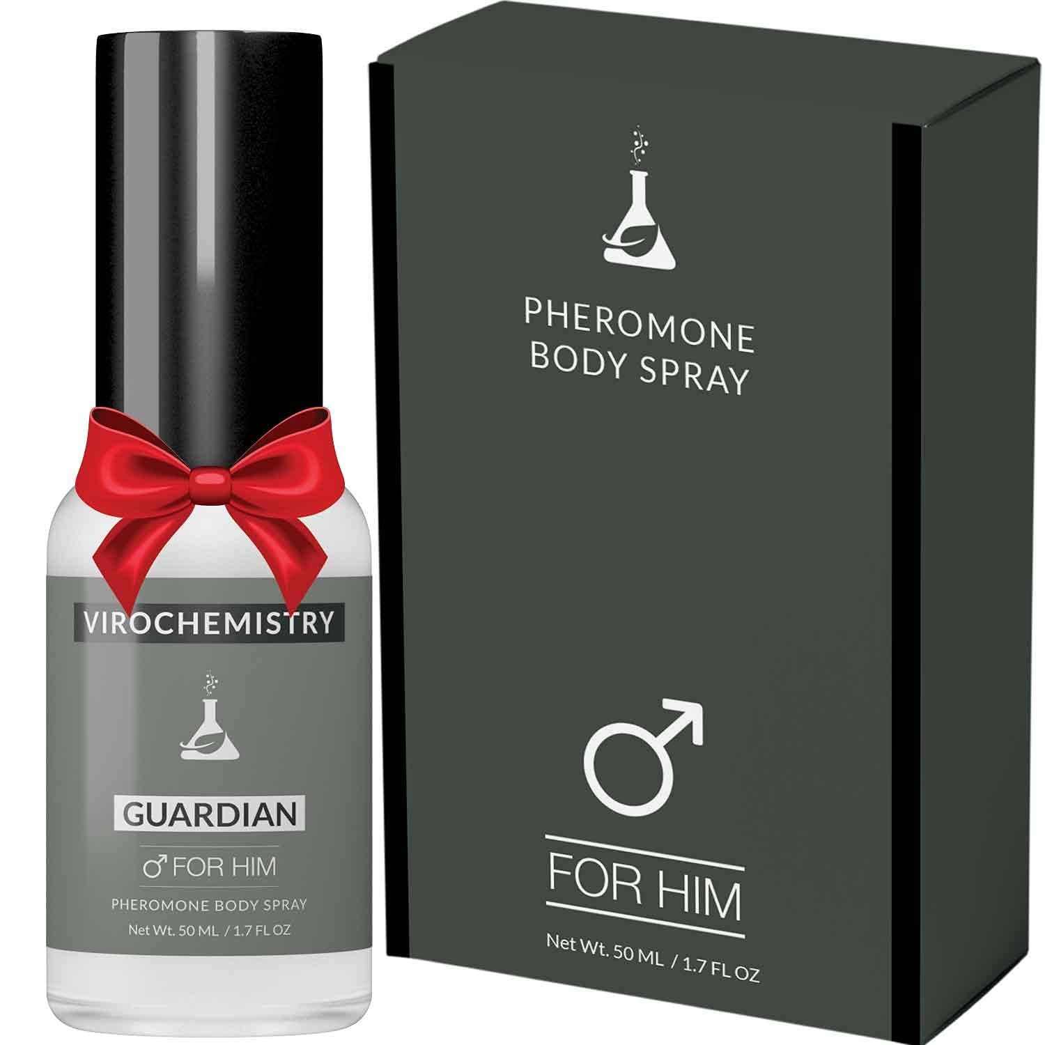 VIROCHEMISTRY Pheromones to Attract Women for Men (Guardian) Body Spray - Bold, Extra Strength Human Pheromones Fragrance Body Spray - 50ml (Human Grade Pheromones to Attract Women)