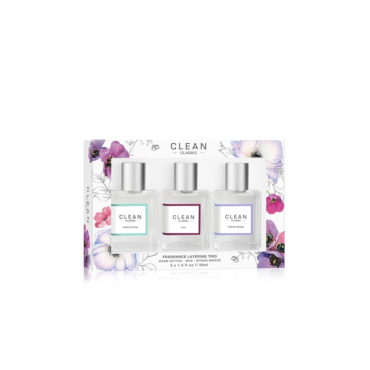 CLEAN CLASSIC 3x30mL WC, Skin &amp; Spring Breeze 2024 Holiday Set