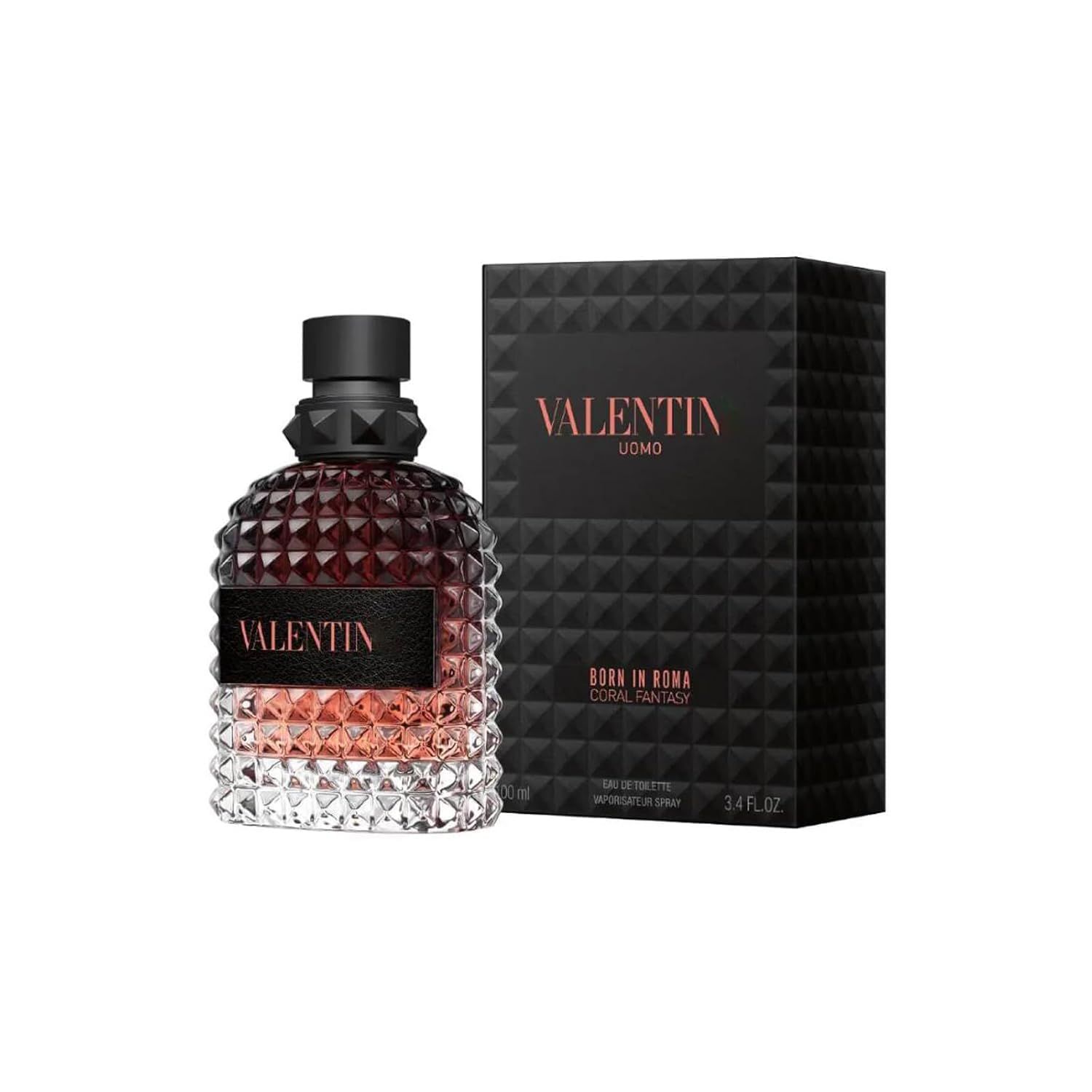 ZOMFLO Uomo Born In Roma Coral Fantasy, Mens Eau de Toilette Spray, 3.4 oz