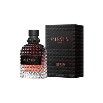 ZOMFLO Uomo Born In Roma Coral Fantasy, Mens Eau de Toilette Spray, 3.4 oz