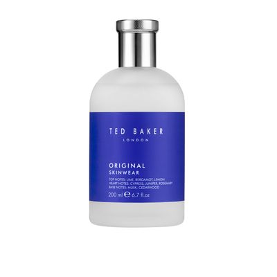 Ted Baker Skinwear EDT, woody masculine fragrance, zesty lime, bergamont and lemon top notes with sandalwood, amber and cedar base notes, 6.76 fl oz