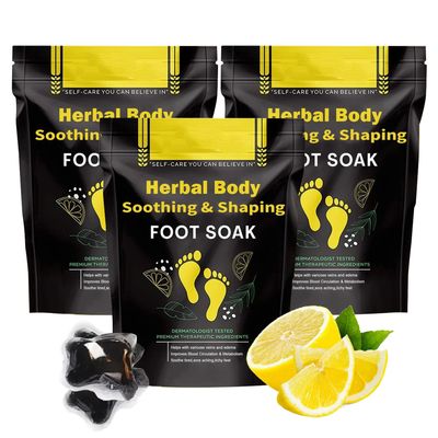 15PCS Herbal Foot Soak Beads, Body Detox Shaping Cleansing Foot Soak Beads for Soothing and Relaxing, Long Lasting, Portable, Daily Home Foot Massage Beads for Men and Women3 Pack/15PCS