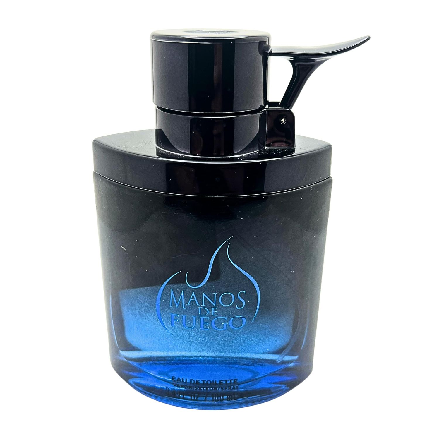 Manos de Fuego Fuego Azul for Men - Eau de Parfum, 3.4 FL OZ (100ml) - Bold &amp; Sophisticated Mens Cologne with Sandalwood, Long-Lasting Masculine Fragrance