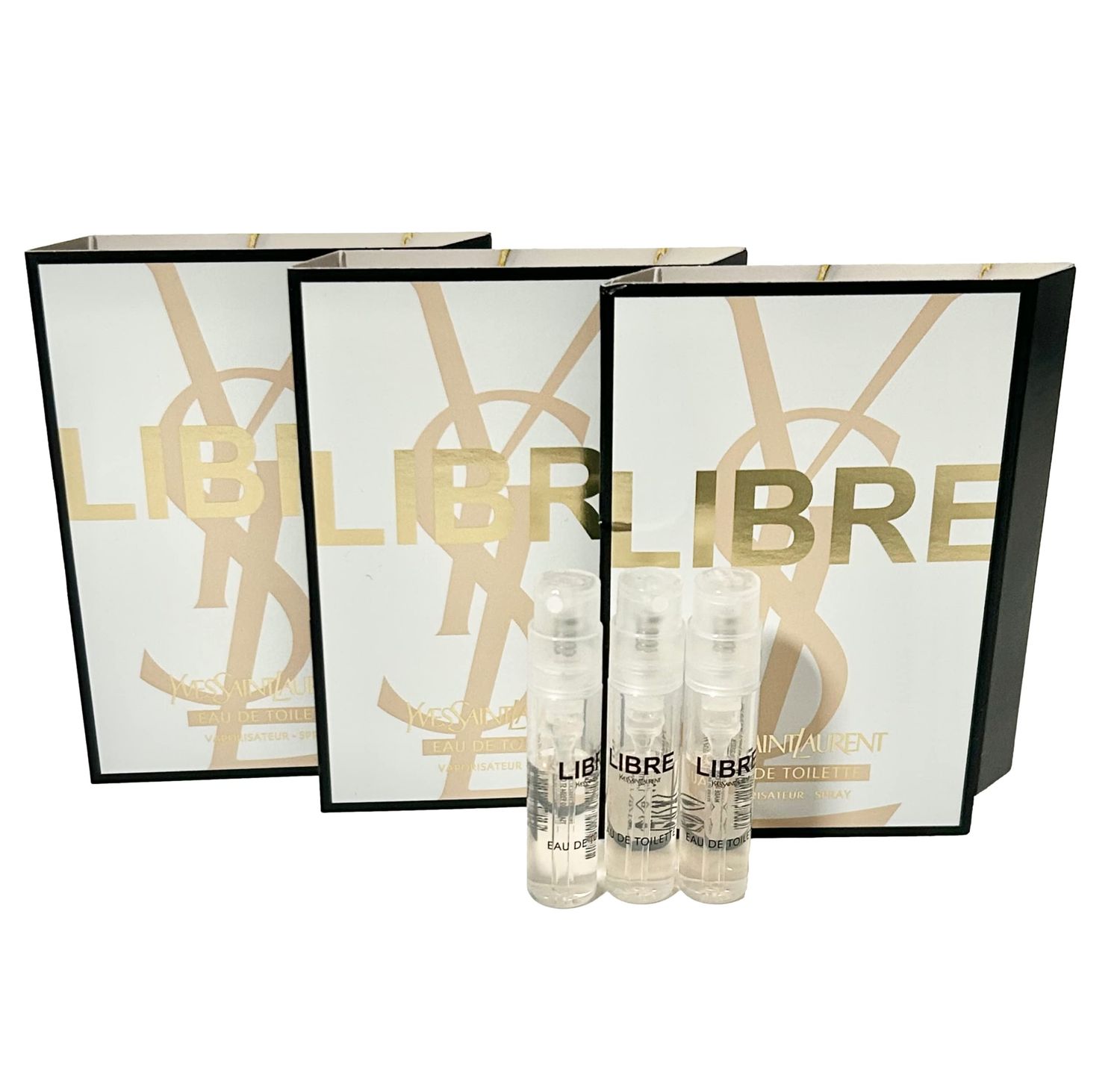 Yves Saint Laurent YSL Libre EDT Sample Women Perfume 1.2 ml / 0.04 oz - set of 3