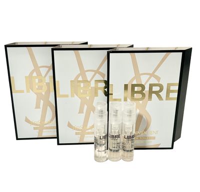 Yves Saint Laurent YSL Libre EDT Sample Women Perfume 1.2 ml / 0.04 oz - set of 3