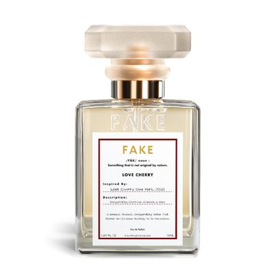 Fake Love | Inspired by Lost Cherry Eau de Parfum | Unisex Amber Fruity Fragrance with Cherry Liqueur, Almond &amp; Vanilla | Long-Lasting 1.7 oz (50ml)