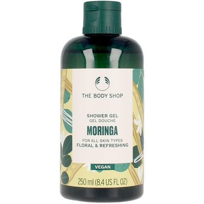 The Body Shop Moringa Shower Gel - Floral &amp; Refreshing For All Skin - Vegan - 8.4 Fl Oz