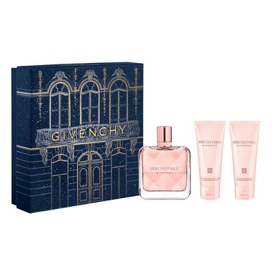 Givenchy Irresistible 3-Pcs Gift Set (Eau de Parfum spray 2.6 fl oz Body lotion 2.5 fl oz Shower gel 2.5 fl oz)