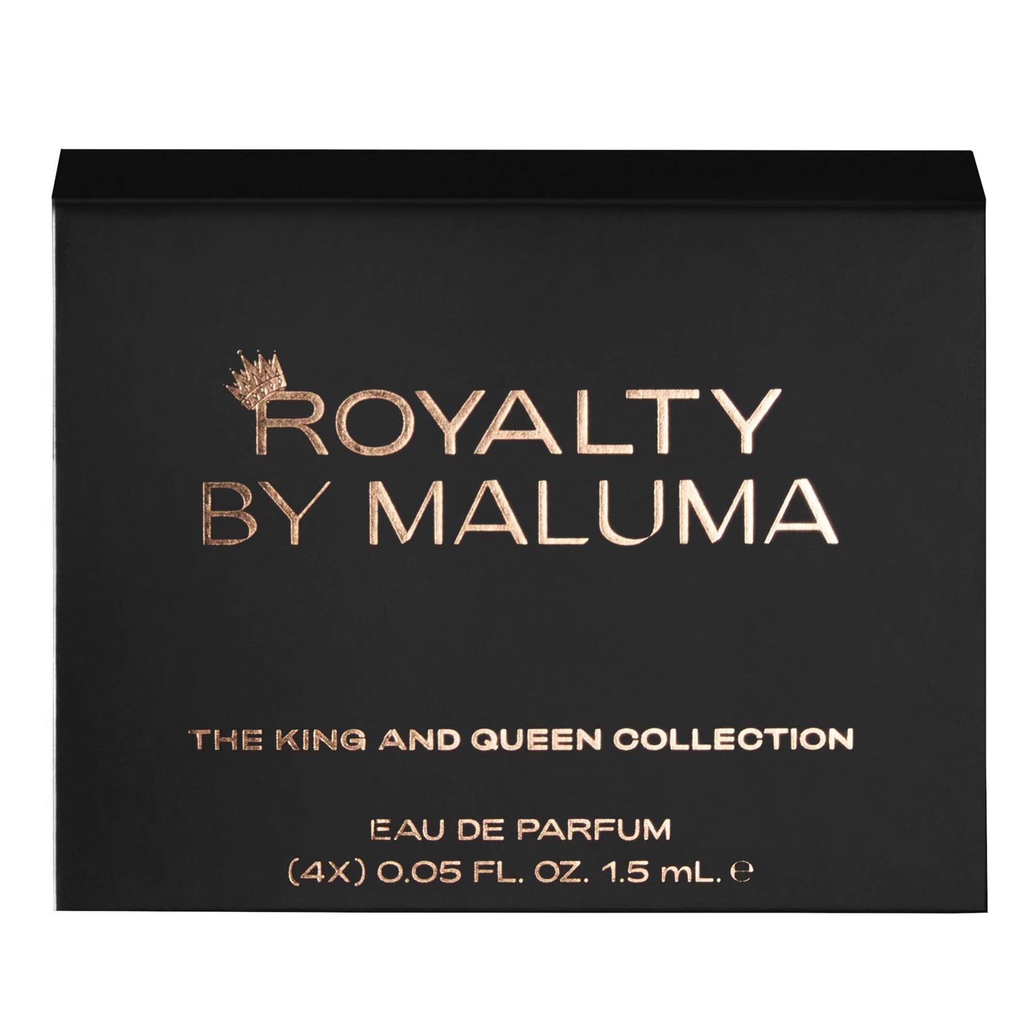 ROYALTY BY MALUMA The King and Queen Collection from - Gift Set for Him and Her - Includes all 4 Original Scents: Onyx, Garnet, Amethyst, and Jade - Perfect for Travel or Gift Idea - 4 pc