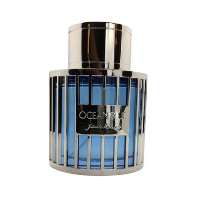 Ocean Blue Eau de Parfum 3.4 oz - Aromatic Woody Mens Cologne with Fresh Citrus Woods and Vanilla loved for its long lasting trail and compliment catching aroma