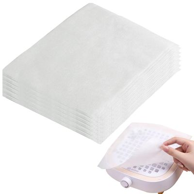 200 Sheets Nail Dust Collector Filter Paper Disposable Nail Dust Filters for Most of Nail Dust Collector Machine Nail Vacuum Dust Collector for Nail Salon Nail Supplies Accessories (white)