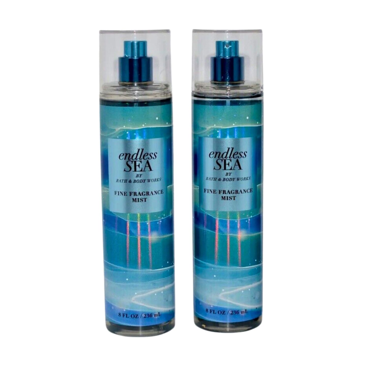 Bath &amp; Body Works Fine Fragrance Mists, Set of 2, 8oz Each Bottle (Endless Sea)