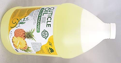La Palm Spa Products Cuticle Oil - Pineapple Yellow - 1 Gallon - With Aloe Vera &amp; Vitamin E