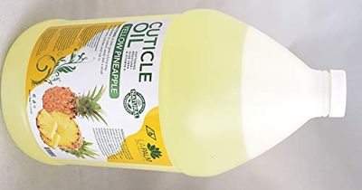 La Palm Spa Products Cuticle Oil - Pineapple Yellow - 1 Gallon - With Aloe Vera &amp; Vitamin E