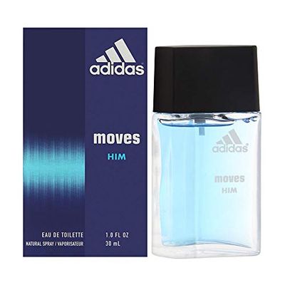 Adidas Moves By Adidas For Men, Eau De Toilette Spray, 1-Ounce Bottle