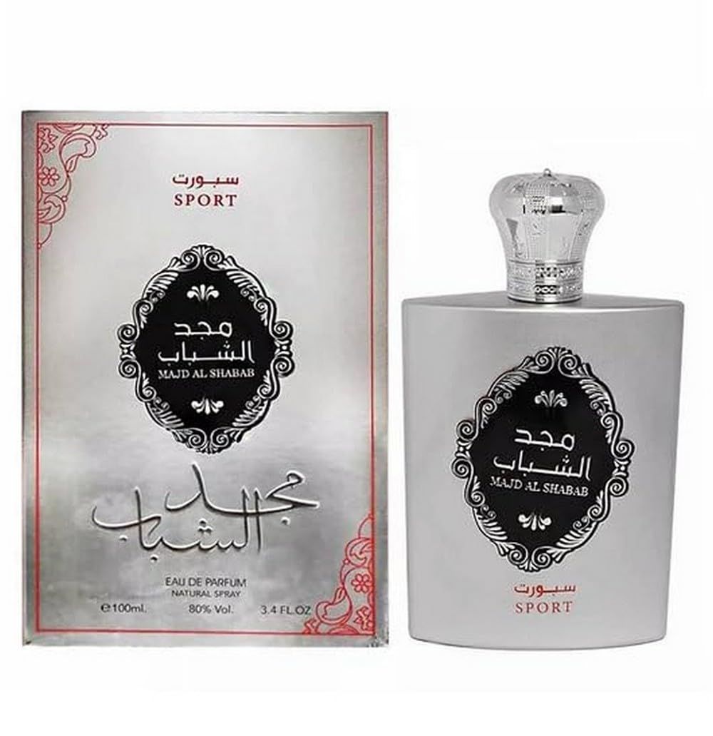 Ard Al Zaafaran Perfumes Majd Al Shabab Sport Eau de Perfume Spray for Women, 3.4 Ounce