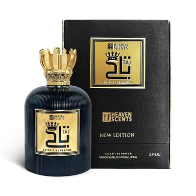 Heaven Scents Taj Perfume for Unisex Extrait De Parfum Spray, 3.4 Ounce from