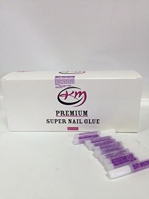 KM Nail Glue - 0.07oz, 25 count, Strong Bond in 3 Seconds