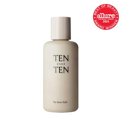 tenoverten - The Rose Soak Acetone-Free Nail Polish Remover | Clean, Natural, Non-Toxic Nail Care (4 fl oz | 118 ml)