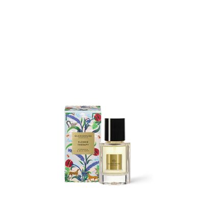 Glasshouse Fragrances Flower Therapy Eau De Parfum, Intense &amp; Long Lasting Perfume, Hydrangea &amp; Wild Poppy Scent, 1 fl. Oz. Eau de Parfum (30mL)