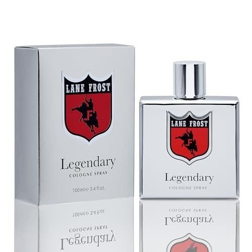 Lane Frost Legendary Cologne, Chrome Version, New Scent, Mens Fragrance, 3.4 Fl Oz (Pack of 1)
