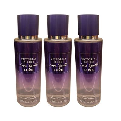 Victorias Secret Love Spell Luxe Fragrance Mist 8.4oz (3-pack)