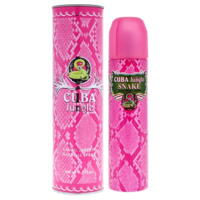 Cuba Jungle Snake Eau De Parfum Spray for Women, 3.4 Ounce