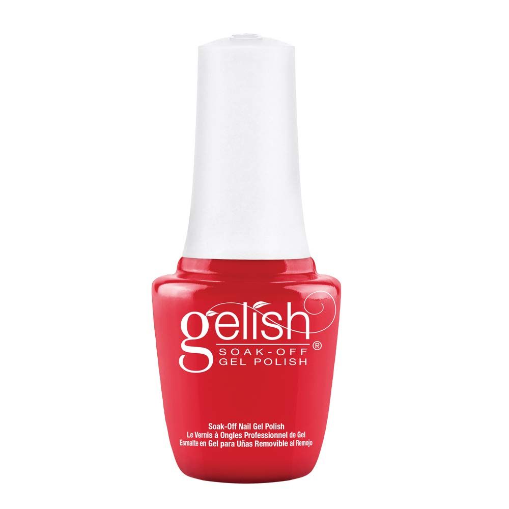 Gelish MINI Gel Nail Polish - Long-Lasting Soak Off, Vibrant Color, Professional Quality, High Shine, Chip-Resistant (Fire Cracker, 9mL)