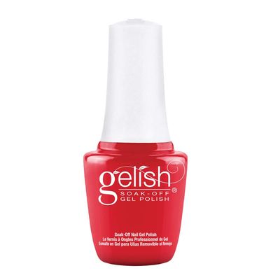 Gelish MINI Gel Nail Polish - Long-Lasting Soak Off, Vibrant Color, Professional Quality, High Shine, Chip-Resistant (Fire Cracker, 9mL)