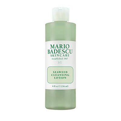 Mario Badescu Seaweed Cleasing Lotion for Combination, Dry and Sensitive Skin |Facial Toner that Clarifies and Replenishes |Formulated with Witch Hazel &amp; Bladderwrack Extract| 8 FL OZ