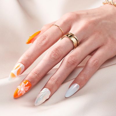 Quaferen Almond Nail Tips Short: 240pcs Pre-shape Acrylic Fake Nails Tips Almond Shape - 12 Sizes Soft Gel Full Cover Clear Gelly Press on False Tip for Nail Extension Salon Home