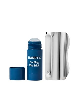 Harrys Cooling Eye Kit for Men - Gua Sha Depuffing Facial Massage Tool and Cooling Eye Stick