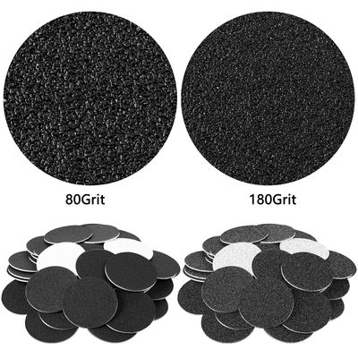 Maitys 120 Pcs Replaceable Sandpaper Discs Tip 2 Toe Refill Disks Replacement Sandpaper Pad Discs for Electric Foot File Callus Remover Dead Skin Calluses Removal (80 Grit,180 Grit)